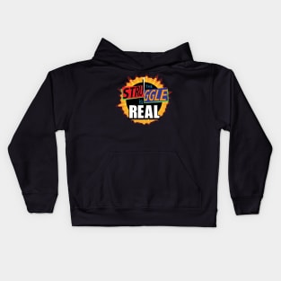 The Struggle is Real Kids Hoodie